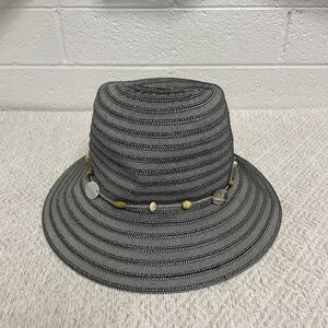 Wallaroo Womens Ellie Gray Packable Sun Hat Tropical Lightweight OS